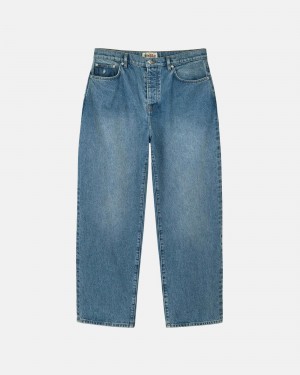 Blugi Stussy Big Ol' Denim Albastri | 64395-TGWP