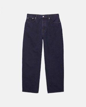 Blugi Stussy Big Ol' Denim Bleumarin | 08423-DTOH