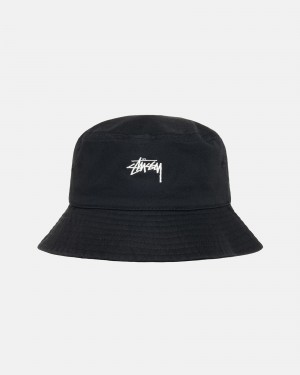 Palarie Stussy Bucket Stock Negrii | 01872-OCBX