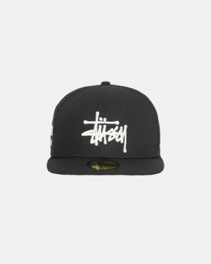 Palarie Stussy New Era 59fifty Authentic Negrii | 80317-GTOR