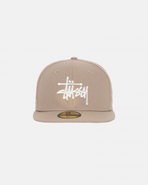 Palarie Stussy New Era 59fifty Authentic Kaki | 70426-OMKS