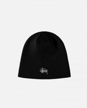 Palarie Stussy Skullcap Basic Negrii | 98704-ECGX