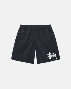 Pantaloni Scurti Stussy Mesh Big Basic Negrii | 56213-CRMB