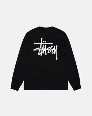 Tricouri Stussy Basic Negrii | 69834-SICK