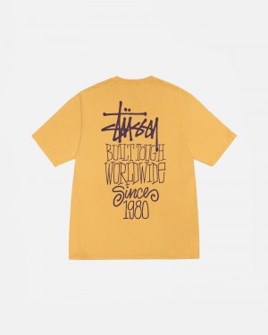 Tricouri Stussy Built Tough Portocalii | 25183-ZLNC