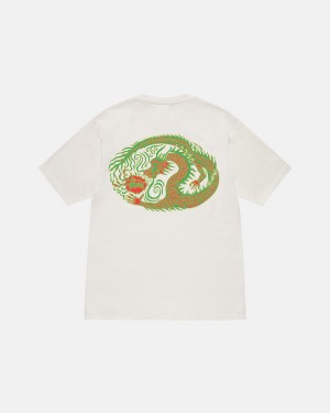 Tricouri Stussy Mosaic Dragon Bej | 29176-DXNI