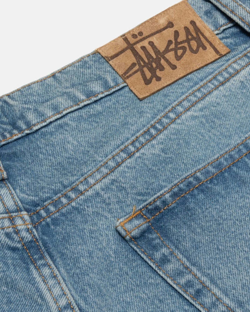 Blugi Stussy Big Ol' Denim Albastri | 63908-QWDY