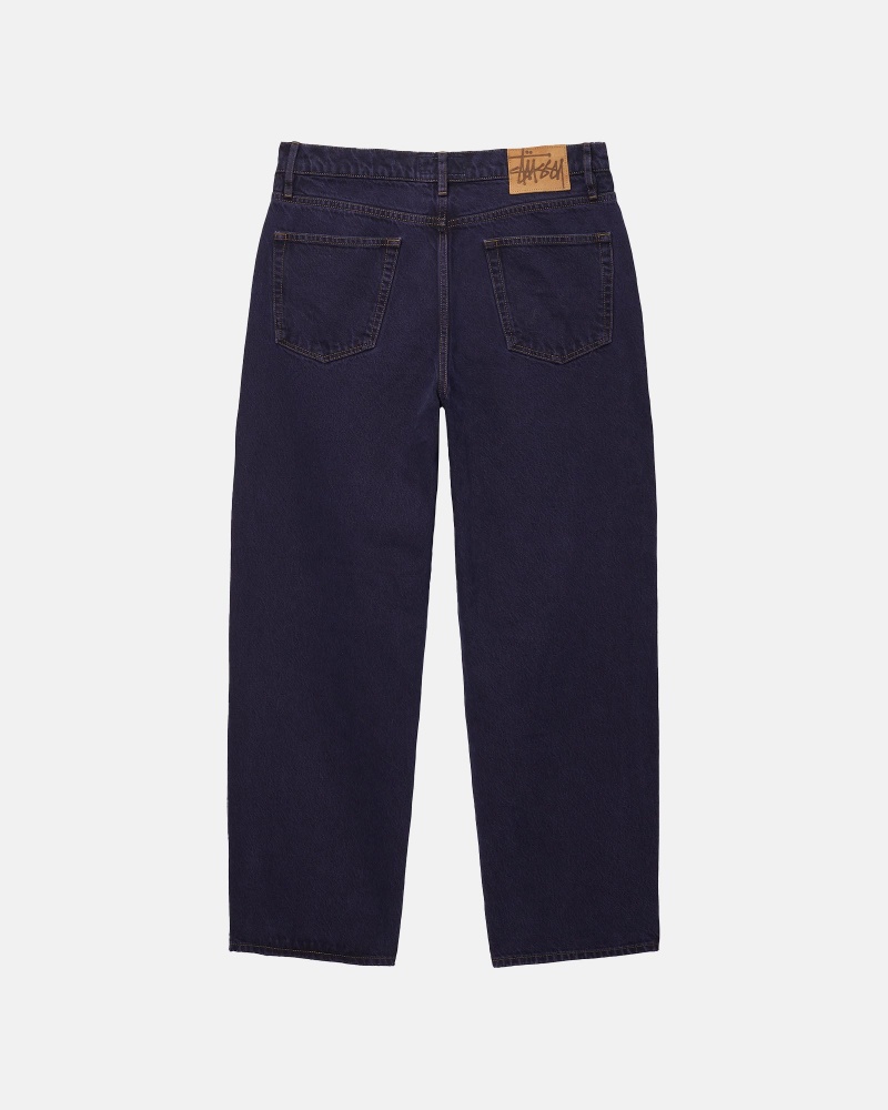 Blugi Stussy Big Ol' Denim Bleumarin | 08423-DTOH