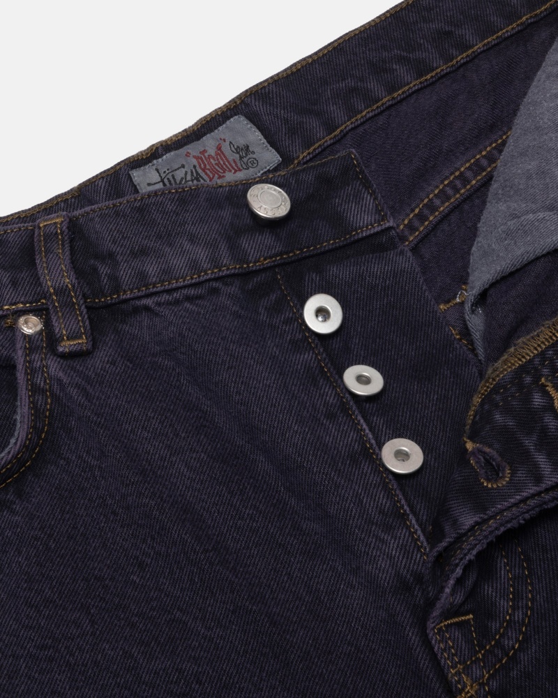 Blugi Stussy Big Ol' Denim Bleumarin | 08423-DTOH