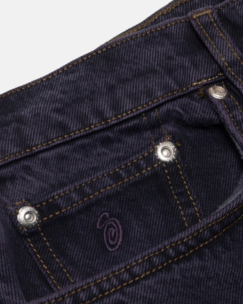 Blugi Stussy Big Ol' Denim Bleumarin | 08423-DTOH