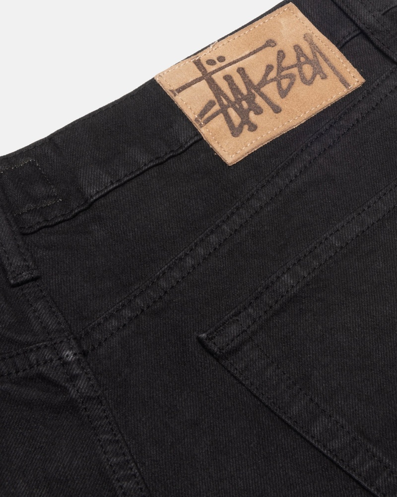 Blugi Stussy Big Ol' Overdyed Negrii | 53817-XAUZ