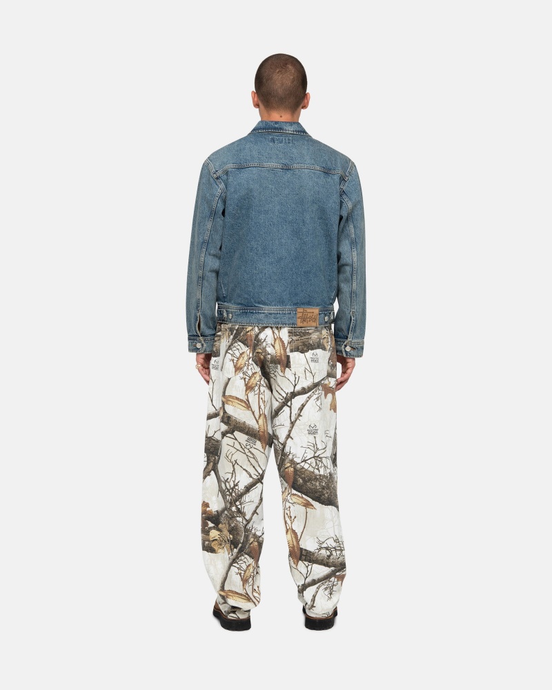 Blugi Stussy Big Ol' Realtree Edge Albi | 29365-OAJQ