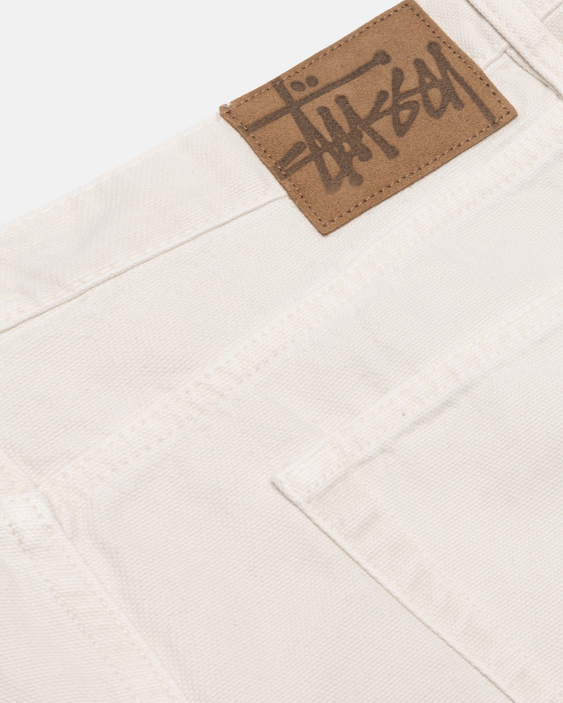 Blugi Stussy Big Ol' Washed Panza Bej | 01748-JWED