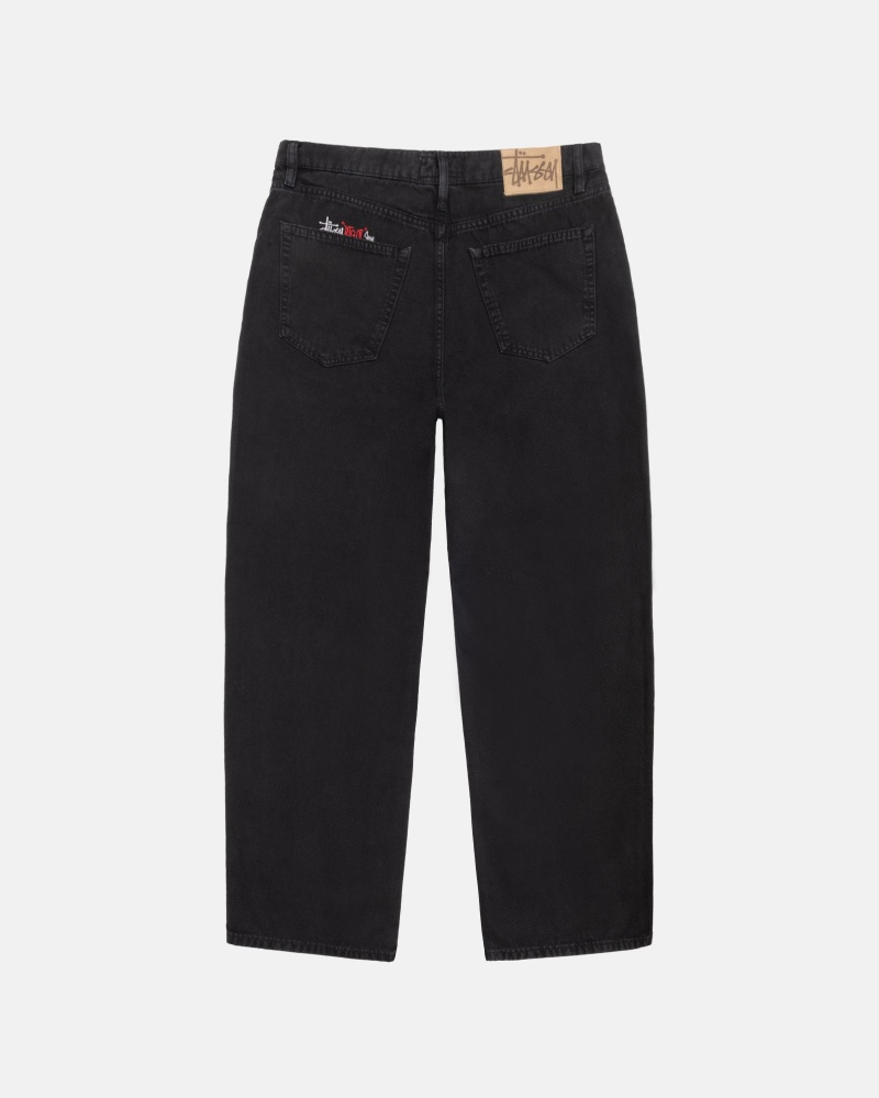 Blugi Stussy Big Ol' Washed Panza Negrii | 04193-EAVN