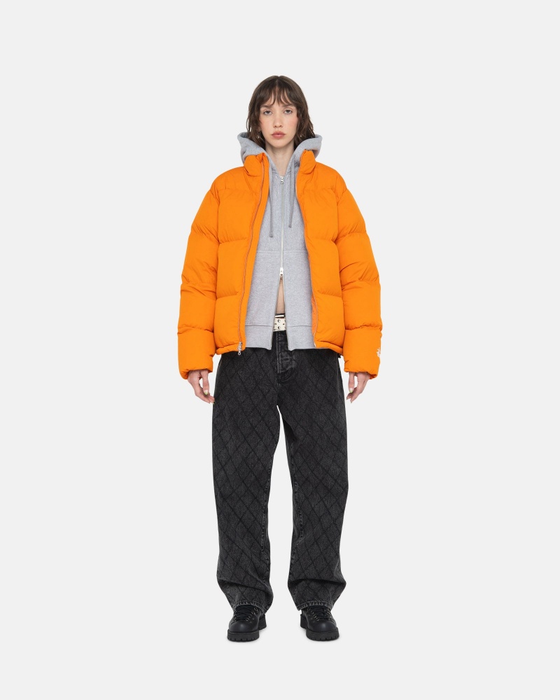 Geaca Puf Stussy Puffer Nailon Portocalii | 23701-ENQL