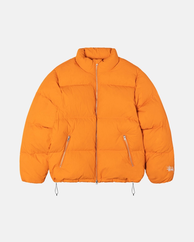 Geaca Puf Stussy Puffer Nailon Portocalii | 23701-ENQL