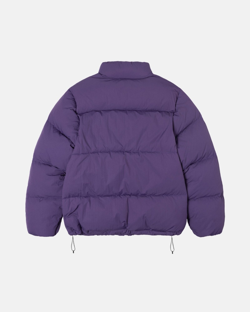 Geaca Puf Stussy Puffer Nailon Violet | 39258-ADYU