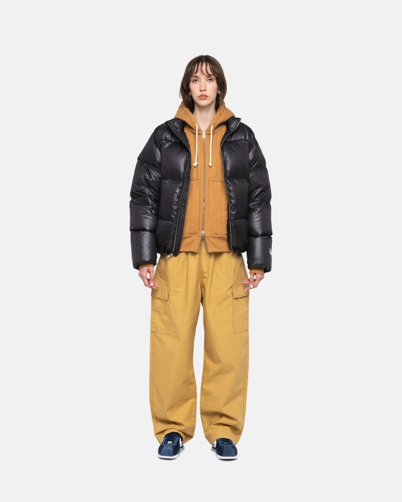 Geaca Puf Stussy Puffer Parachute Ripstop Gri | 18026-DLNP