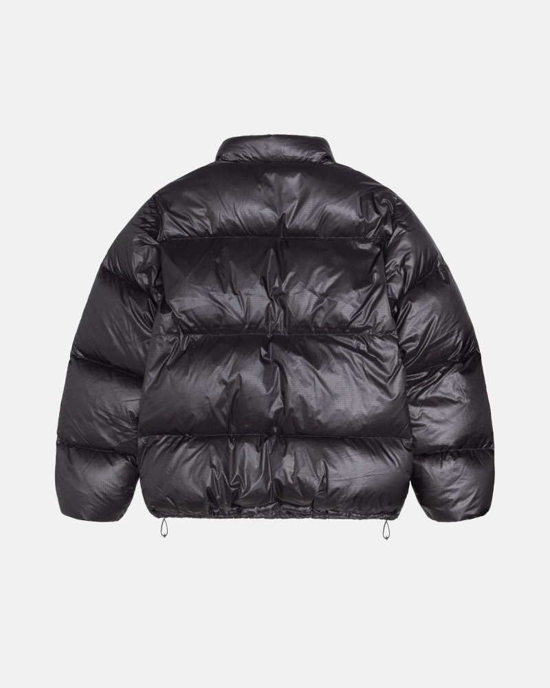 Geaca Puf Stussy Puffer Parachute Ripstop Gri | 18026-DLNP