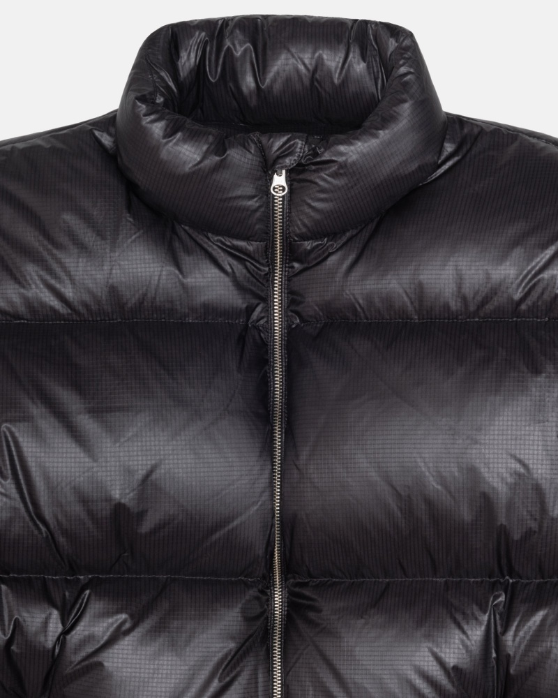 Geaca Puf Stussy Puffer Parachute Ripstop Gri | 18026-DLNP