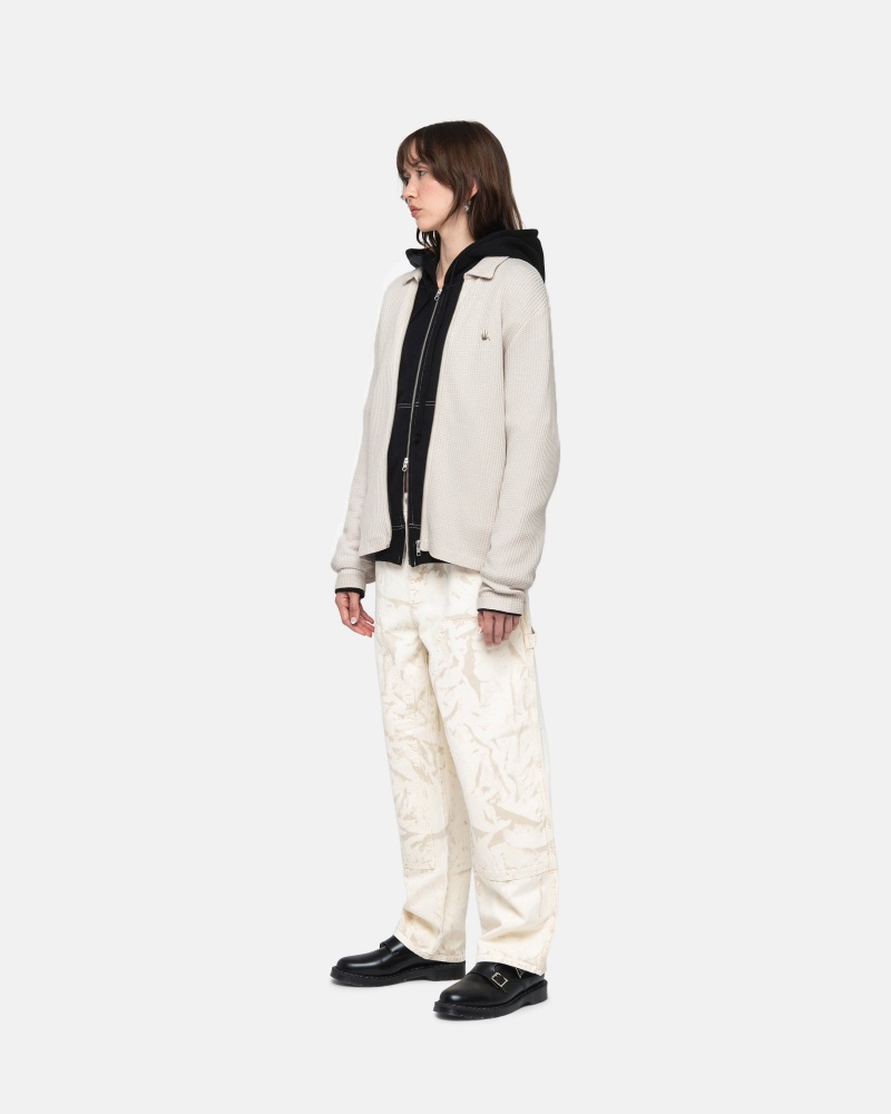 Geaca Stussy Big Thermal Zip Bej | 28134-POHB