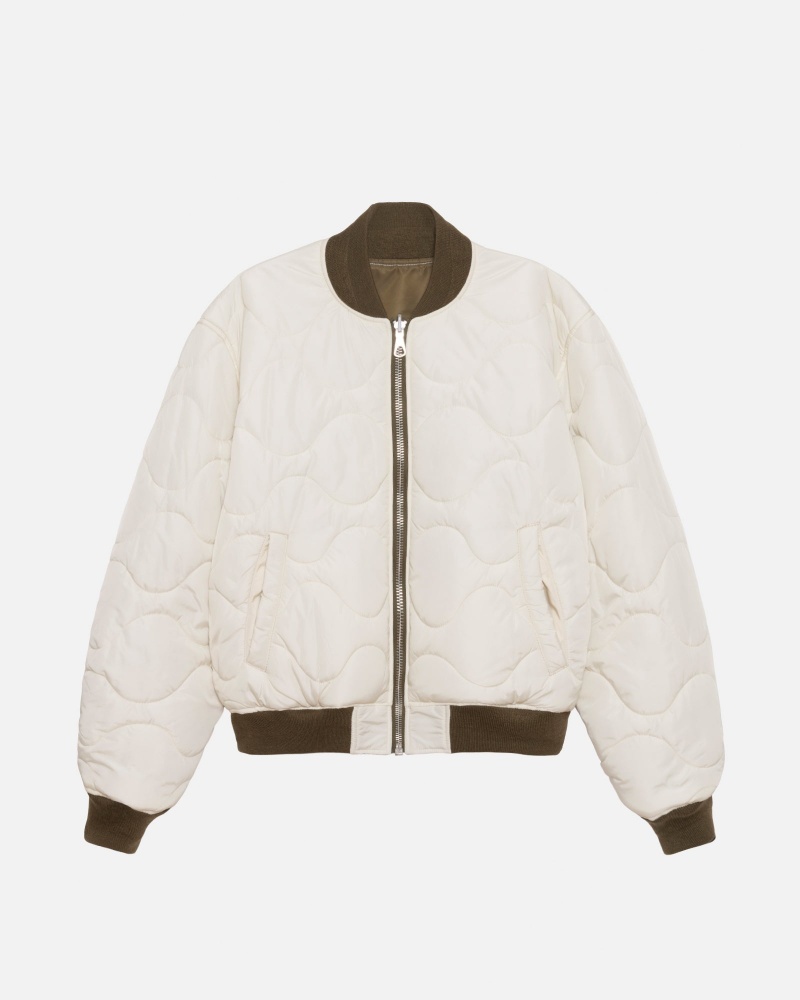 Geaca Stussy Built Reversible Bomber Maro | 49735-EUNP