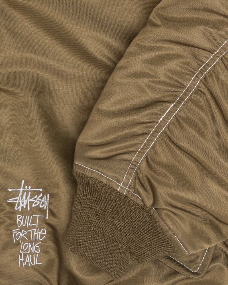 Geaca Stussy Built Reversible Bomber Maro | 49735-EUNP