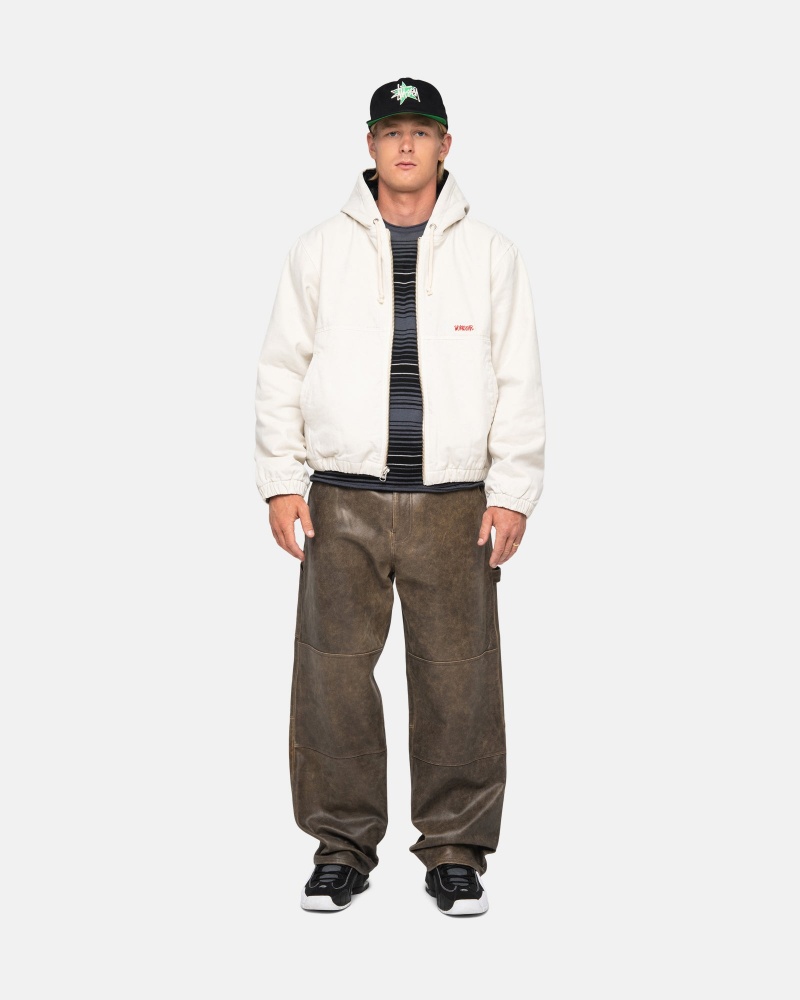 Geaca Stussy Lucru Insulated Panza Bej | 26539-AMBW