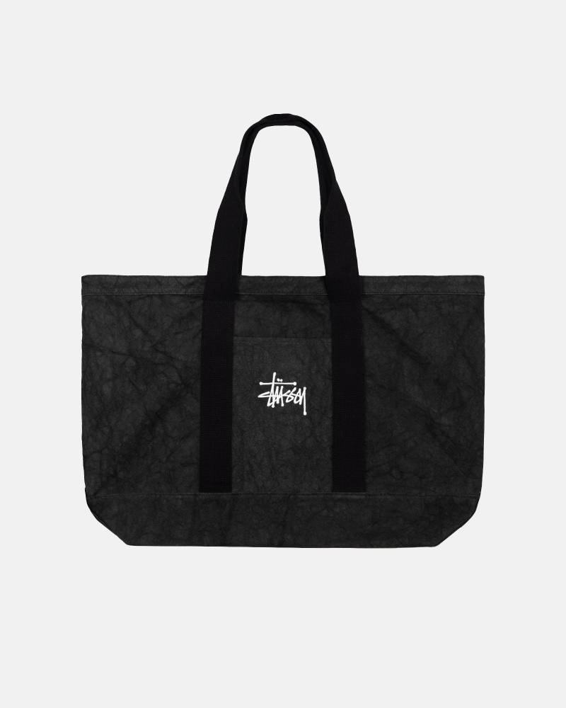 Geanta Tote Stussy Panza Extra Large Negrii | 39705-YRHO