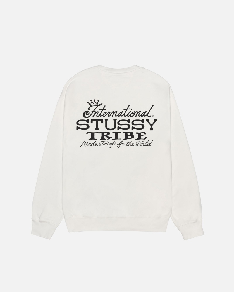 Hanorace Stussy Ist Crew Pigment Dyed Bej | 53896-YVLZ