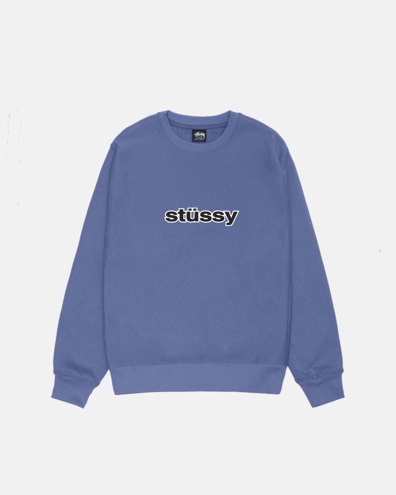 Hanorace Stussy Ss-Link Crew Albastri | 03257-XUWF