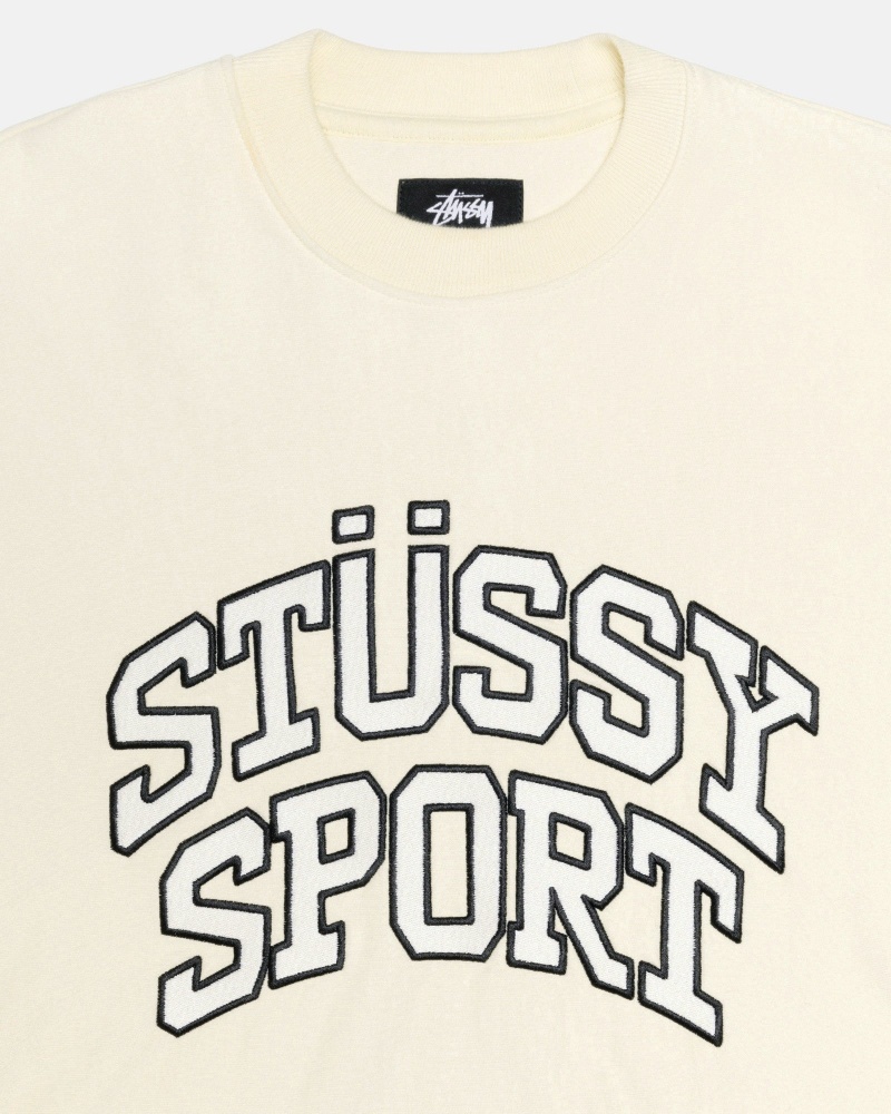 Hanorace Stussy Stüssy Sport Relaxed Oversized Crew Albi | 45107-EDVP