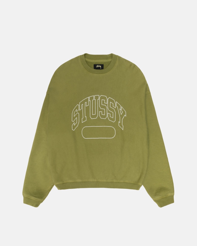 Hanorace Stussy Varsity Oversized Crew Verzi | 20419-EYQS