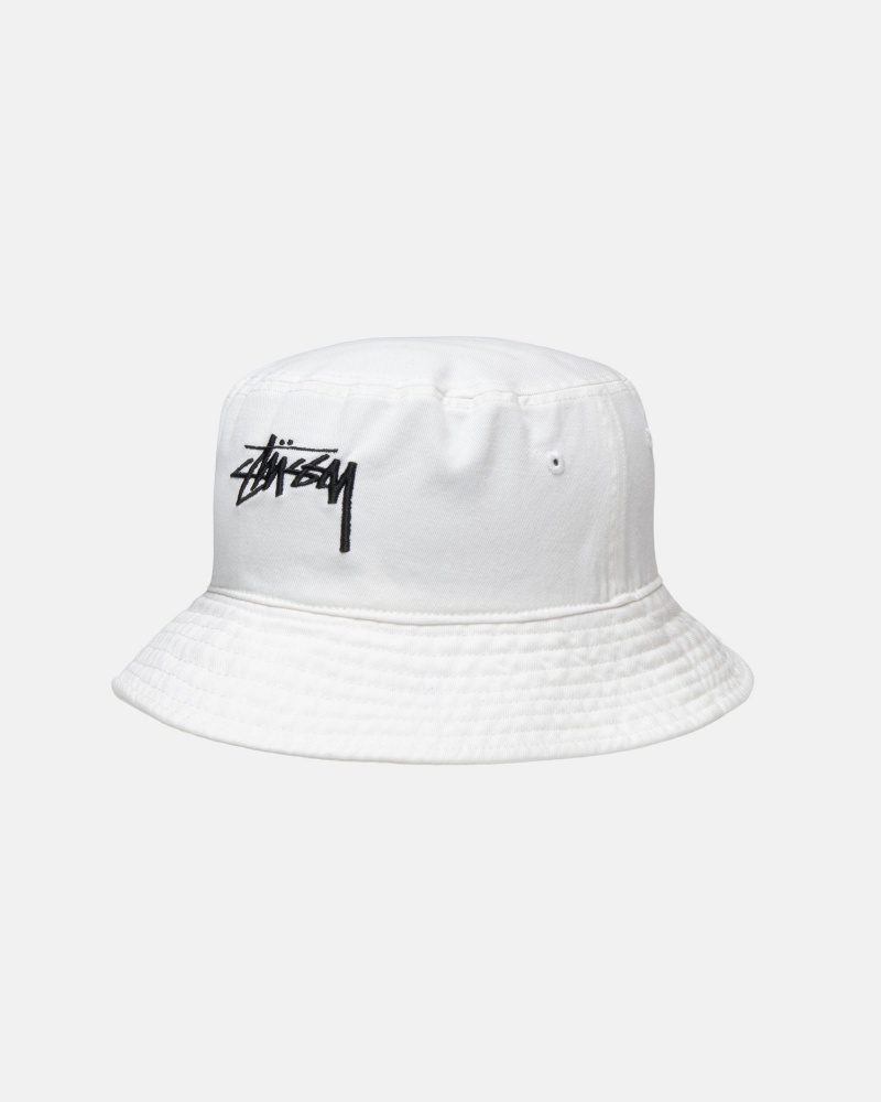 Palarie Stussy Bucket Big Stock Bej | 85091-BEFD