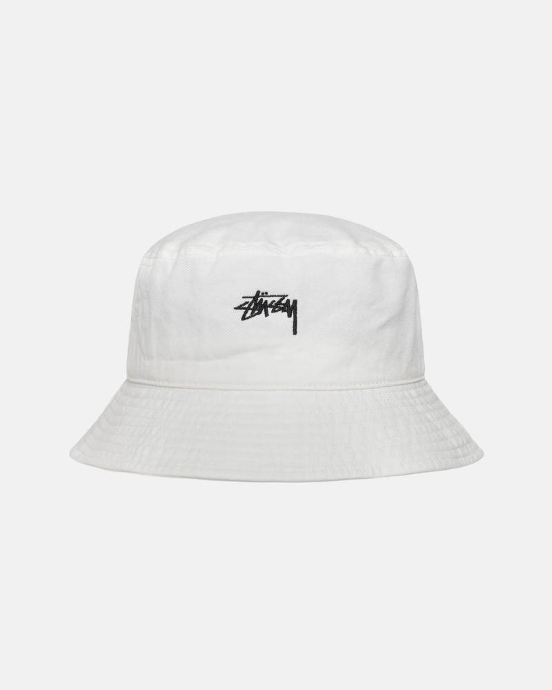 Palarie Stussy Bucket Stock Bej | 31824-KGHP