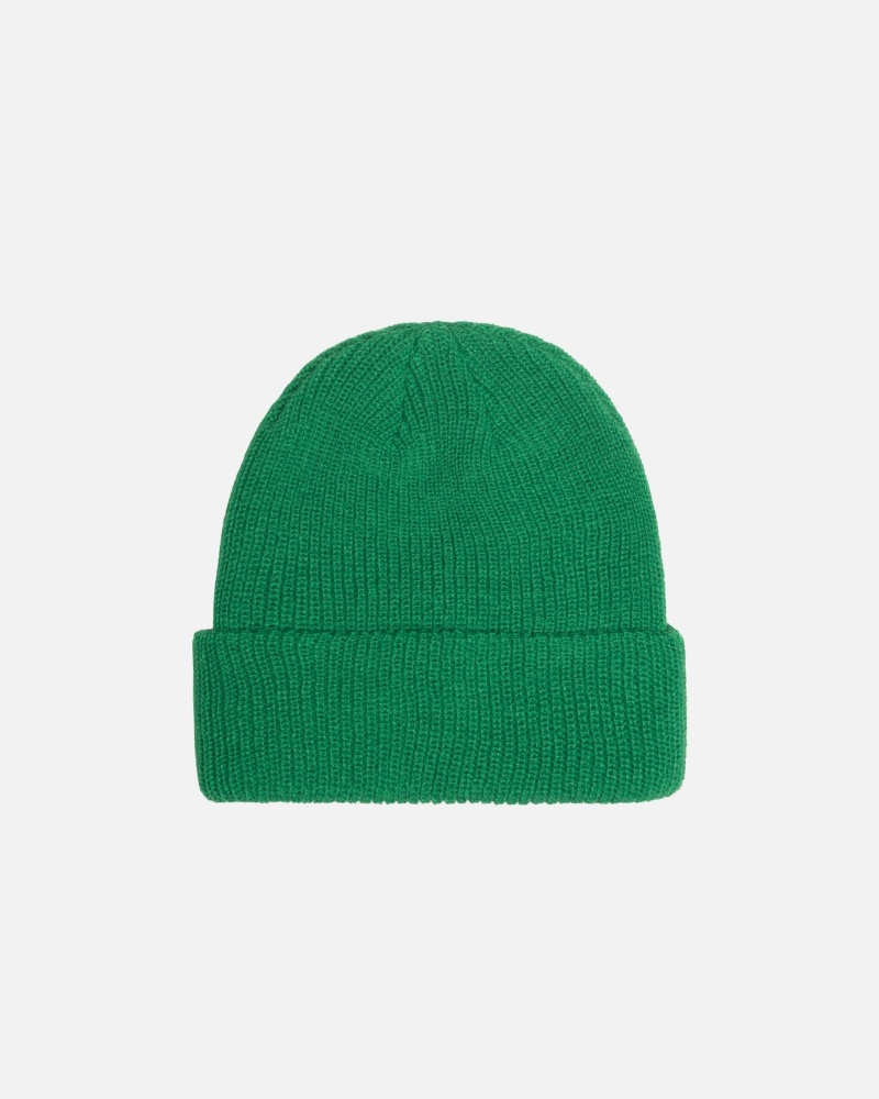 Palarie Stussy Cuff Beanie Basic Verzi | 28754-RXKA