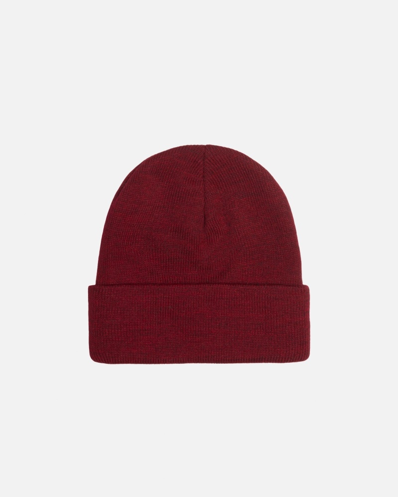 Palarie Stussy Cuff Beanie Stock Rosii | 56129-GBIZ