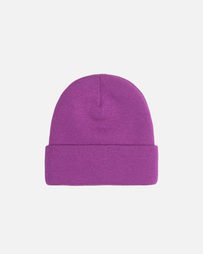 Palarie Stussy Cuff Beanie Stock Violet | 02149-DNIZ