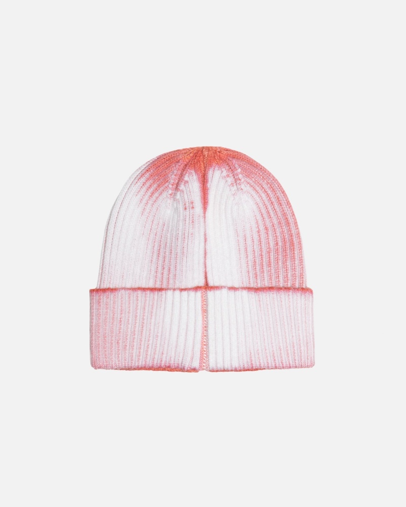 Palarie Stussy Cuff Beanie Workgear Spray Portocalii | 83605-GITW