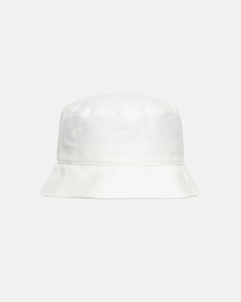 Palarie Stussy Deep Bucket Ss Link Albi | 02391-WYFD