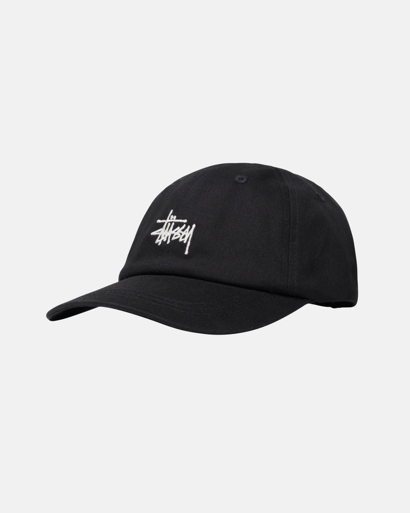 Palarie Stussy Low Pro Basic Stock Strapback Negrii | 35916-EKUR