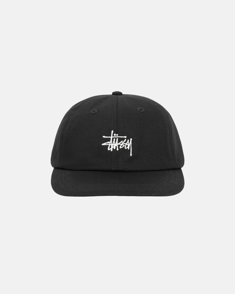 Palarie Stussy Low Pro Basic Stock Strapback Negrii | 35916-EKUR