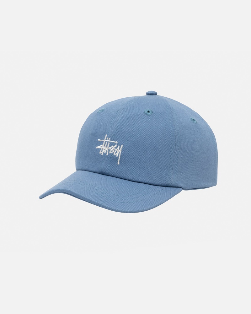 Palarie Stussy Low Pro Basic Stock Strapback Albastri | 47301-GFZT