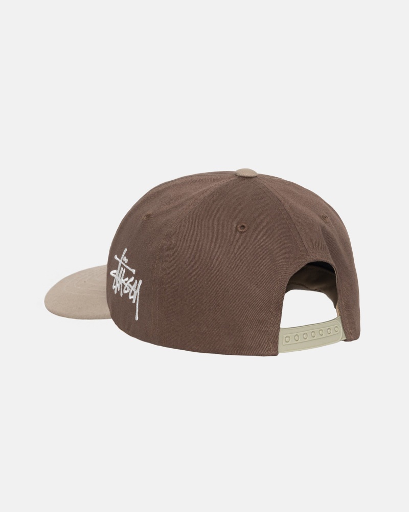 Palarie Stussy Low Pro Chenille S Snapback Maro | 08174-BUFY