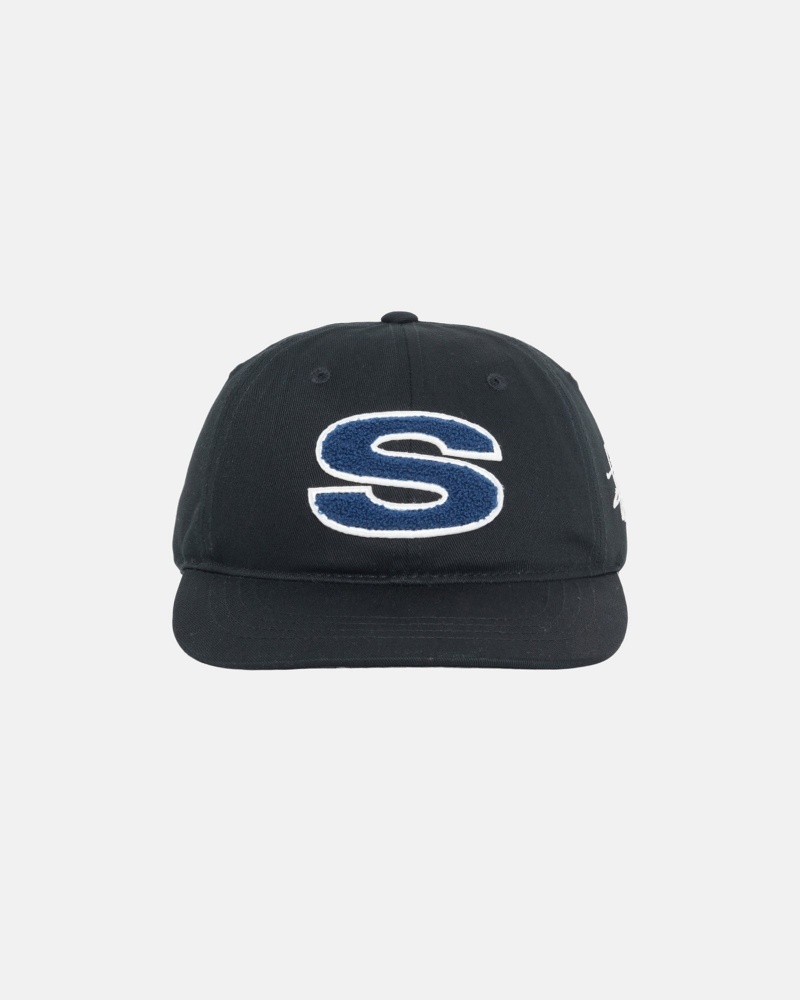 Palarie Stussy Low Pro Chenille S Snapback Negrii | 50478-IXSP