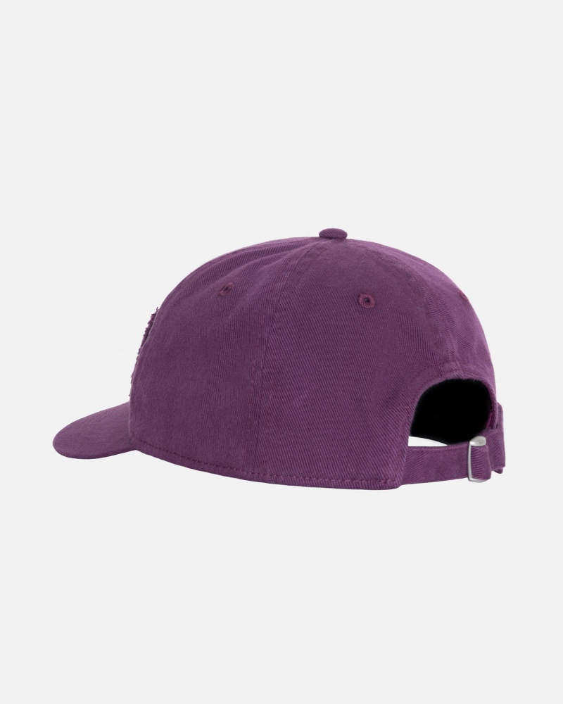 Palarie Stussy Low Pro Copyright Applique Strapback Violet | 94385-IGCR