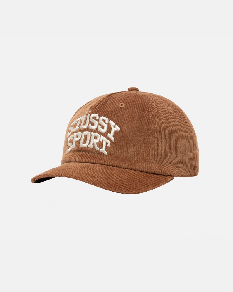 Palarie Stussy Mid-High-Depth Sport Arch Strapback Maro | 59281-DTQX