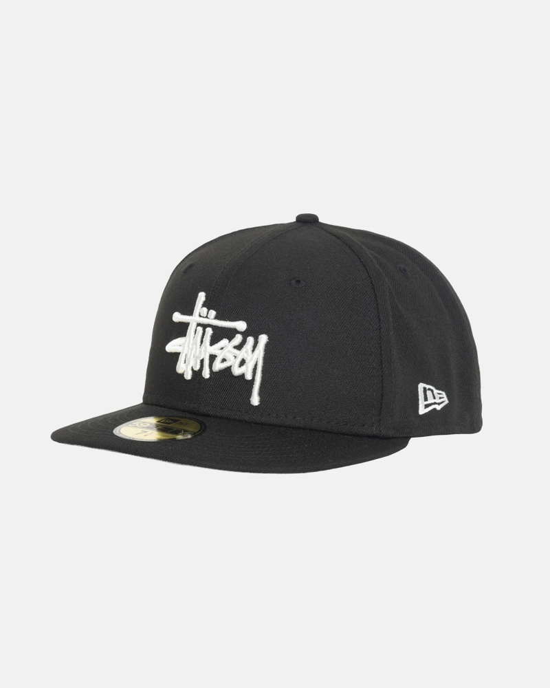 Palarie Stussy New Era 59fifty Authentic Negrii | 80317-GTOR