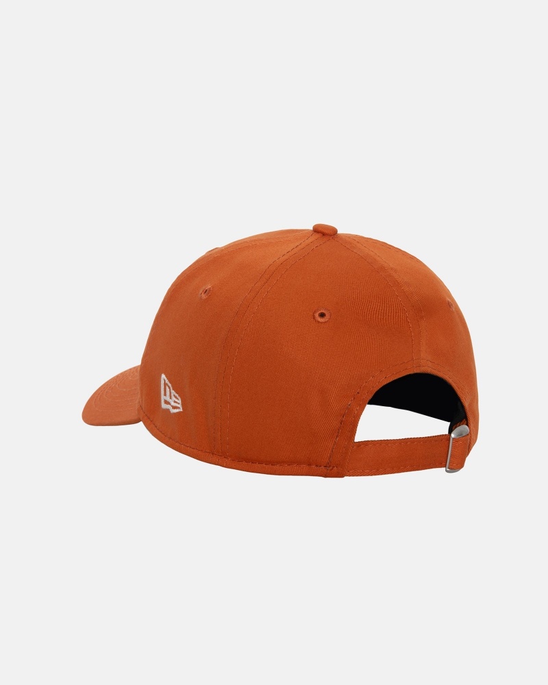 Palarie Stussy New Era 9twenty Basic Strapback Portocalii | 91682-BSDL