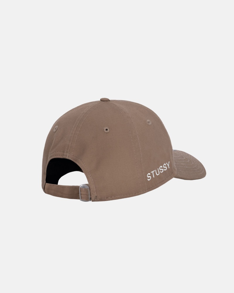 Palarie Stussy New Era 9twenty Ss Link Strapback Kaki | 52741-BOLX